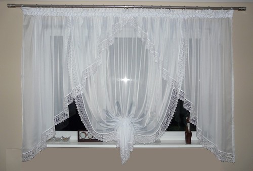 Fertiggardine aus voile - fertiggardine,