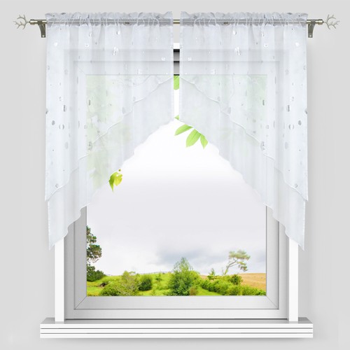 Scheibengardinen voile 2er set - voile,