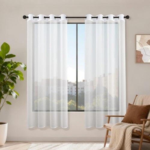 Voile gardinen 2er set - gardinen,